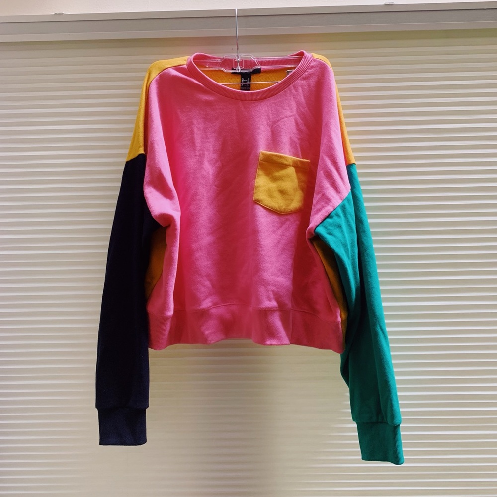 Forever 21 Color Print Sweater